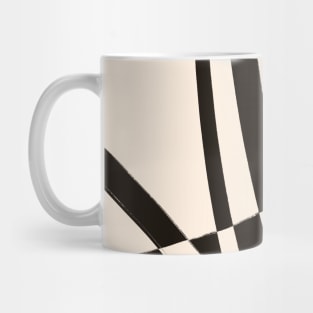 Black and White Abstract Simple Shapes Mug